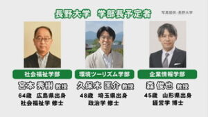 長野大学　４月から新学部長・研究科長就任へ　　上田市
