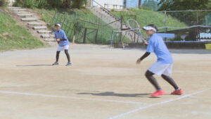 上田染谷丘高校 女子ソフトテニス班 学年超えたペアでインハイへ