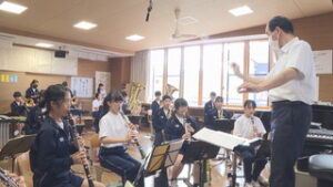 上田第二中学校　吹奏楽部　一音の響きまで大切に　　上田市　