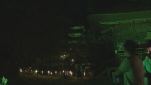 青木村の魅力をライトアップ 「秋の夜にめっちゃ照らすよ大法寺」