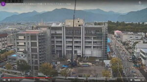 上田市役所旧本庁舎の解体作業　ＵＣＶのホームページで公開