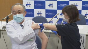 信州上田医療センター　３回目のワクチン接種始まる