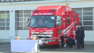上田中央消防署　救助工作車を２１年ぶりに更新