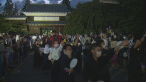 祭りを後世に繋ぐ　３年ぶりの開催「上田わっしょい」　上田城跡公園