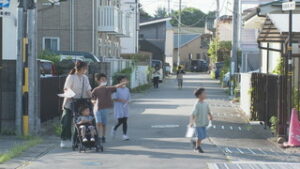 地区を歩こう　上常田で子どもたちがスタンプラリー