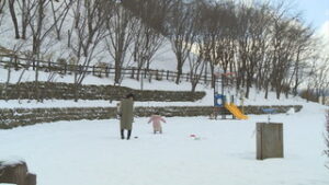 オープニング　上田地域で朝から雪　今後さらなる冷え込みの見込み