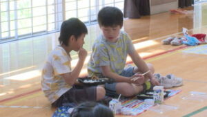 ４年ぶりに交流　ニコニコ給食　上田市立傍陽小学校