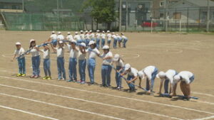 川辺小学校１５０周年　「記念の舞」披露に向けて練習　上田市