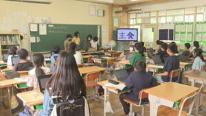 長小学校　６年生が考える　１５０周年記念給食　上田市真田町