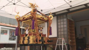 上紺屋町自治会　神輿リニューアル終え　５年ぶりの祇園祭へ　上田市　