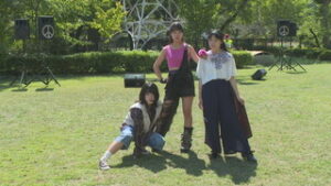 環境と平和のマルシェ　高校生が古着リメイクファッションショー　上田城跡公園