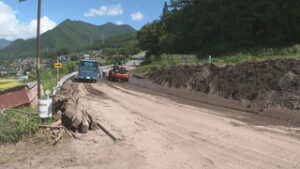 １６日に発生した真田の土砂崩れ　現在も交通規制続く　上田市真田町長