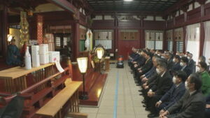 生島足島神社　今年の実りに感謝　新穀感謝祭　上田市下之郷