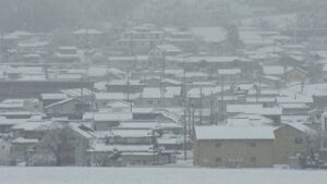 オープニング　各地で降雪　一部地域で朝から停電　上田市