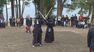 決勝トーナメントは〇〇で　上田市真田町で剣道大会