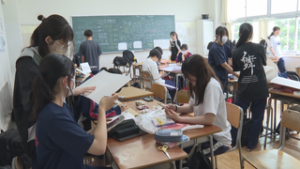 今年のテーマは「青春宣言」　上田東高校　あずま祭に向け準備すすむ