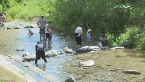 まだまだ暑い日つづく　水遊びスポット紹介　武石河川公園・東御中央公園