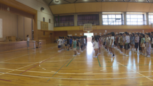 きょうから２学期　塩尻小学校で始業式　上田市