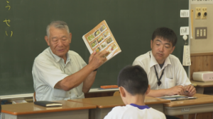 城下小学校３年生　生産者からうえだみどり大根を学ぶ　上田市