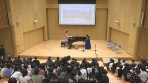 坂城町立南条小学校　創立１５０周年　音楽でお祝い　