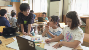 城下小学校３年生　うえだみどり大根ＰＲ大作戦 始動　上田市