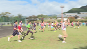 ラスト区間でし烈な戦い　第６６回真田地域一周駅伝　上田市真田町