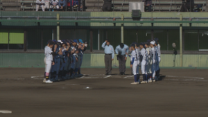 普段のライバルがチームメイトに　高校野球　４支部交流戦　県営上田野球場