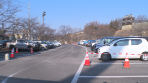 上田城跡公園の駐車場　３月１５日から全面有料化　上田市役所