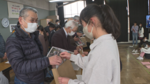 玄蕃山プロジェクト　上田市立神科小６年生がお礼の会