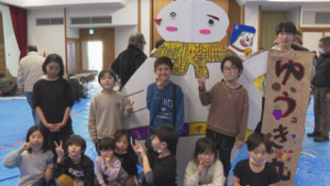 ２月２２日に開催　どんどこ！巨大紙相撲大会