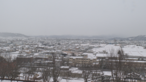 オープニング　上田地域で大雪の予報　上田市