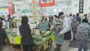 農林産物直売所　売上好調　新鮮市真田　一周年記念イベント　上田市真田町