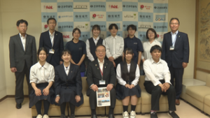 坂城町の中学校　アメリカ研修の成果を報告　坂城町役場