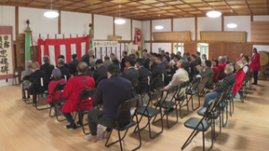 幕末の上田藩士を顕彰　赤松小三郎生誕祭　上田招魂社