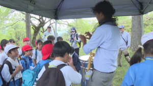 青木小学校３年生　信州昆虫資料館でハチを学ぶ　青木村