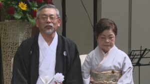 生島足島神社　山崎洋文宮司　２００人以上が集まり　就任のお祝い　上田東急REIホテル