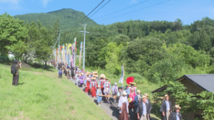 別所温泉　第５２２回　岳の幟