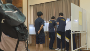 参院選　若者の投票率向上へ　高校に期日前投票所設置　上田染谷丘高校