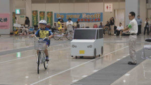 青木小の児童　初　自転車の全国大会出場　東京ビックサイト