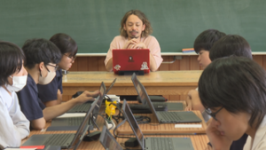 地域の職業人に学ぶ　東御市立北御牧中学校