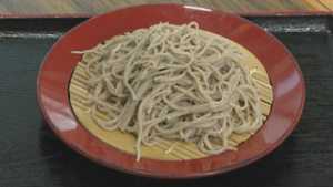 青木村で今年初収穫　春まきタチアカネの試食会　道の駅あおき
