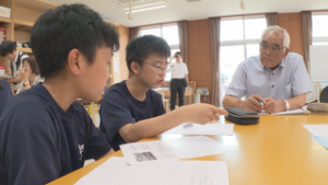 中学校部活動の地域移行　上田四中　生徒から生の声を聴く　上田市立第四中学校