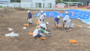 坂城町　新複合施設建設　発掘調査で遺跡後世に 坂城町中之条