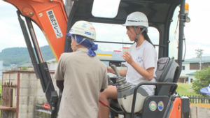 建設業への関心を　上田市立第六中学校で出前授業