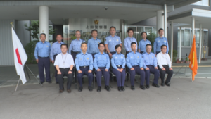 上田警察署　３人の新人警察官が着任