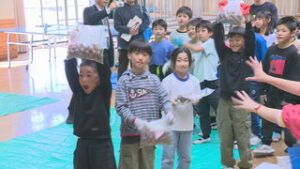 たねぷろじぇくと 種まき 上田市立塩田西小学校