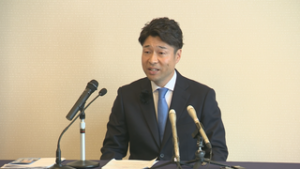 現上田市議 斉藤達也氏 市長選への立候補を表明 上田市