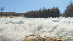 ２２日のオープン目指し　湯の丸スキー場で準備進む