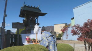 ５年ぶりに復活　原町　えびす講の神事　原町市神社　