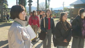 長野県立大学　発信力ゼミⅡ　地域の魅力発信に向け　坂城町を視察